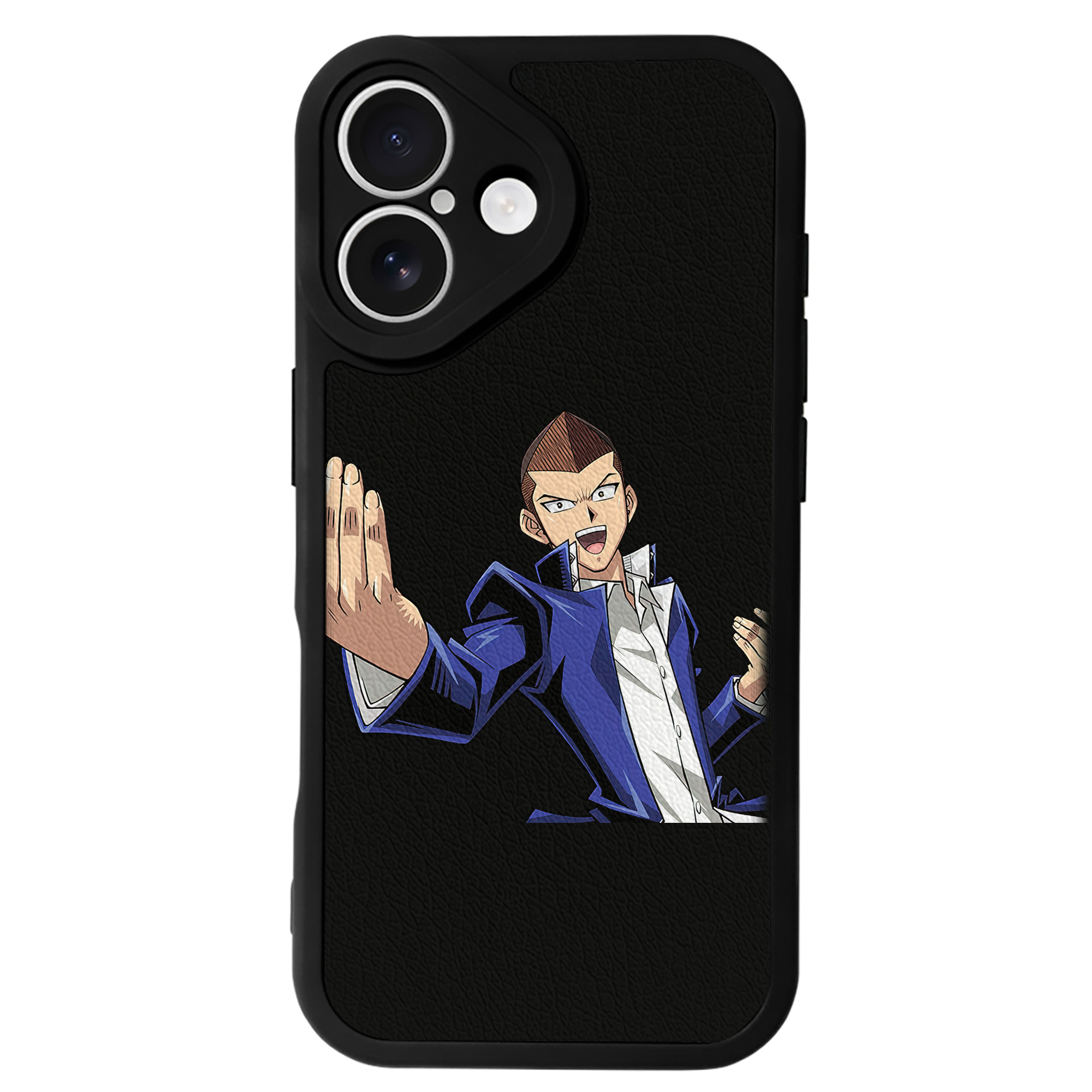 遊☆戯☆王 Yu-Gi-Oh! 【iPhone 16シリーズ対応】シリコンスマホケース（レザー調） 材質：シリコン